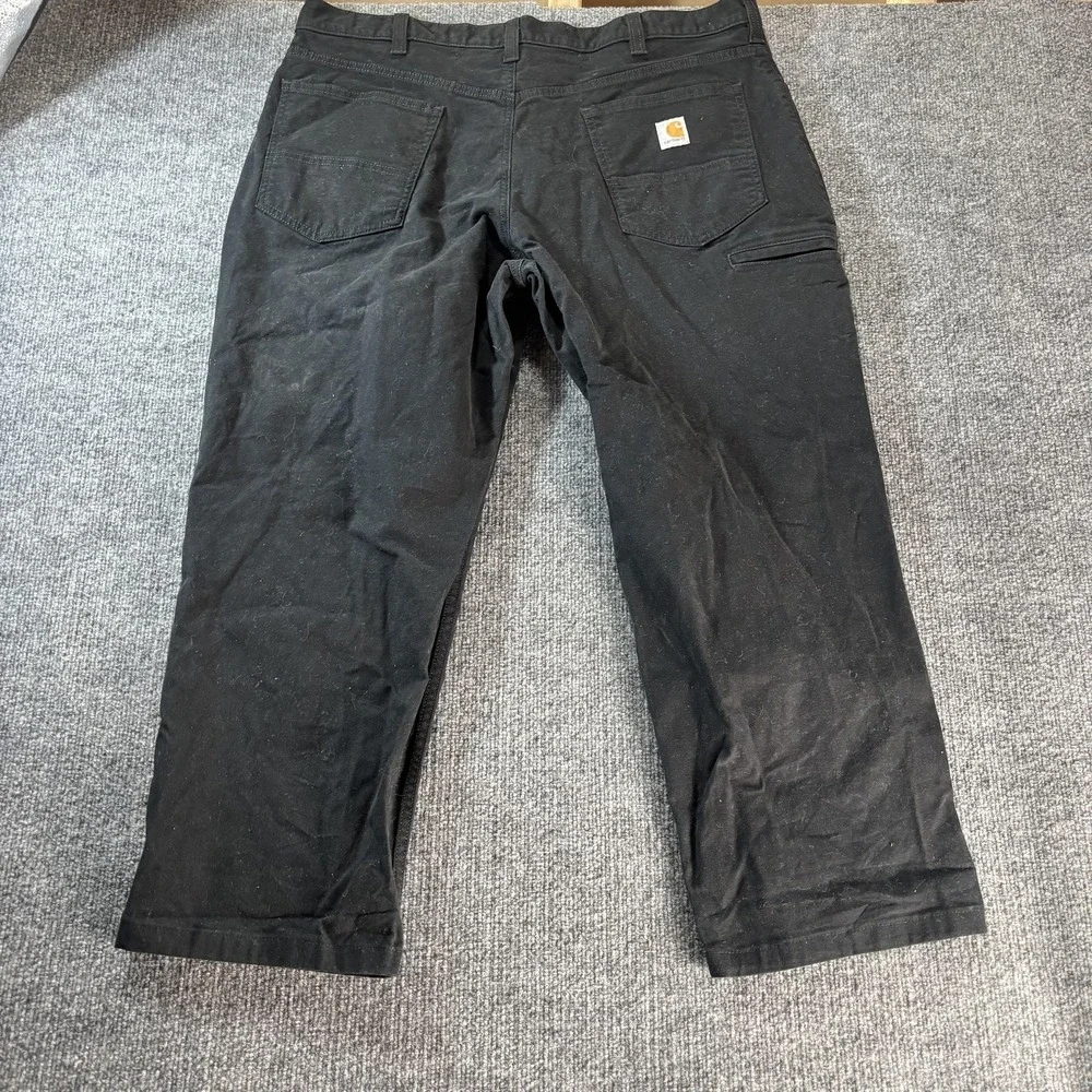 Carhartt Carpenter Pants Mens 40x32 Black Relaxed Fit Workwear Straight‎ Leg